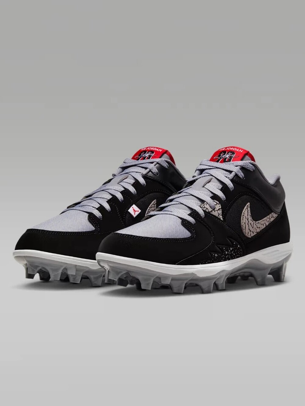 Men's Air Jordan Stadium 90 Cleat 'Black Cement' Football Cleats